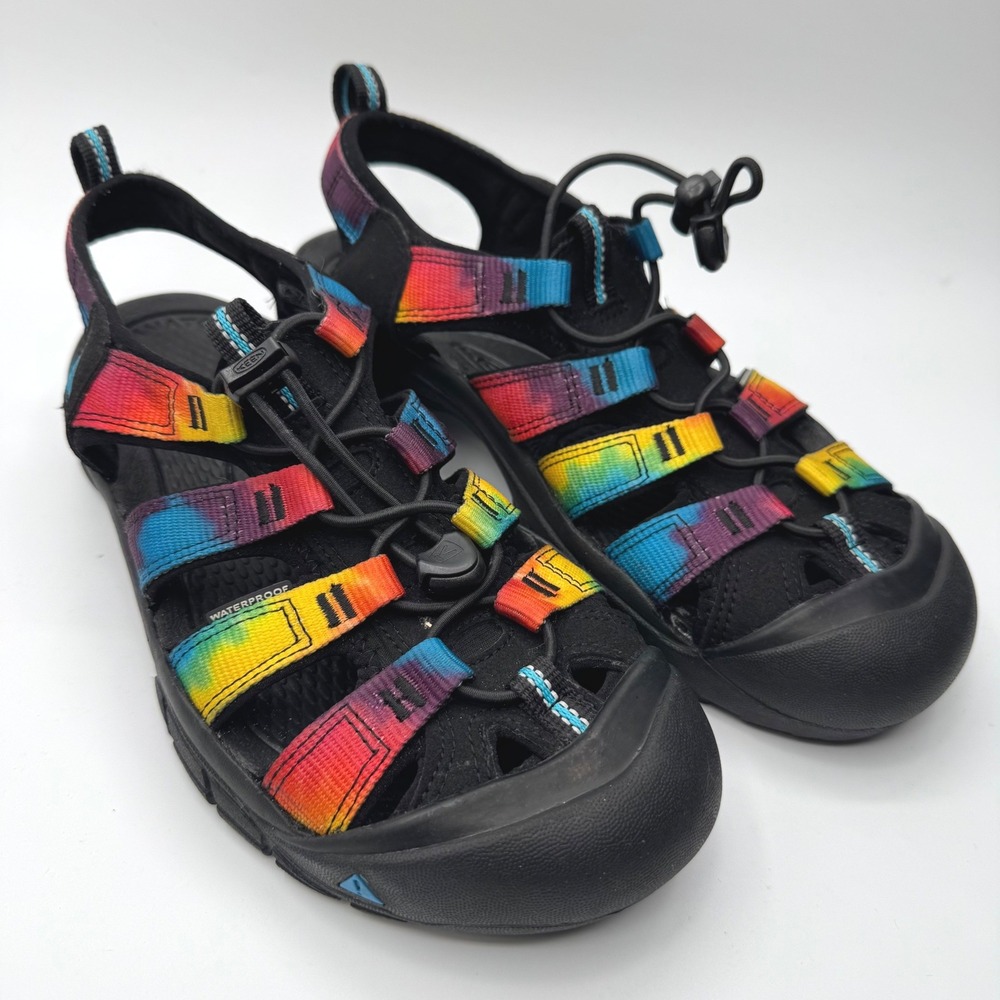KEEN Newport H2 Sandals Womens 10 Rainbow Tie Dye Waterproof Sport Hiking Shoes